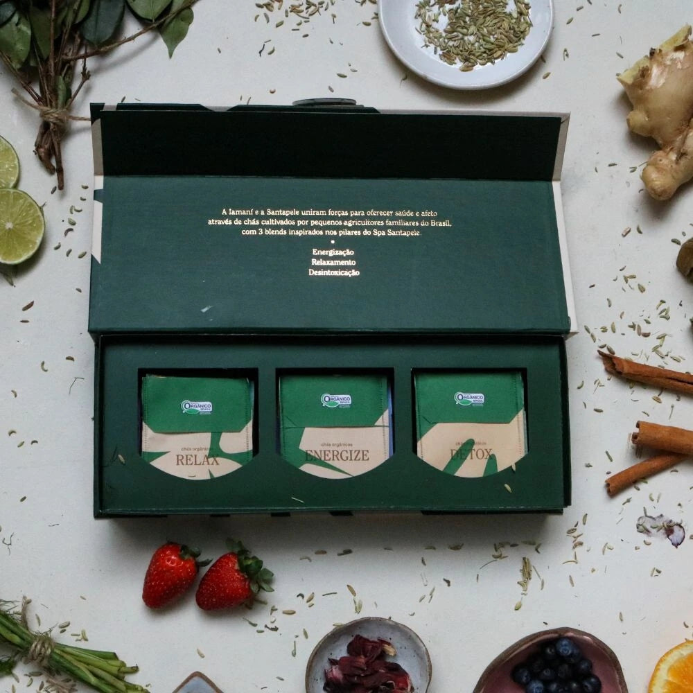 Kit de Chás Iamaní em Collab Santapele