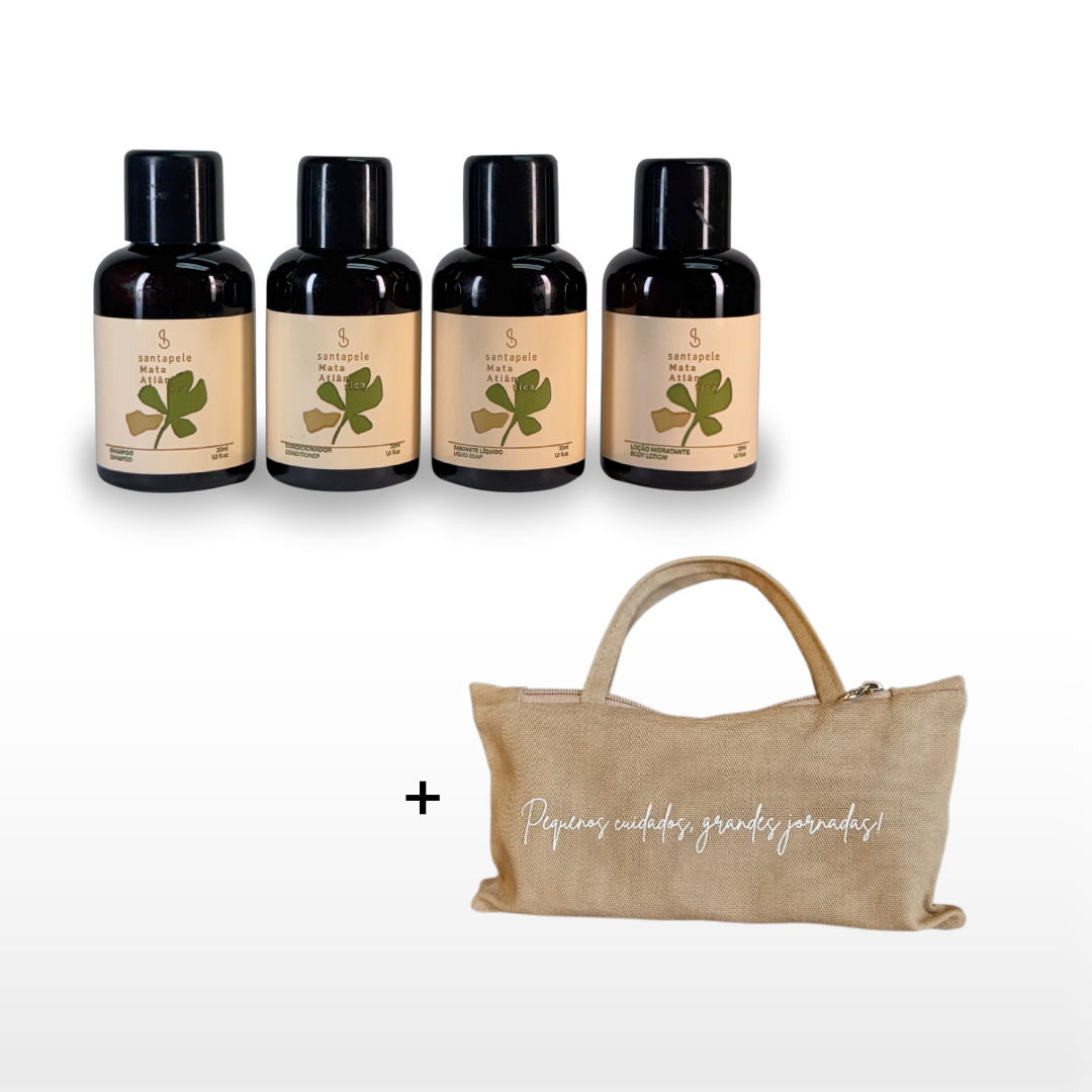 Mini Amenities Linha Mata Atlântica com Necessaire