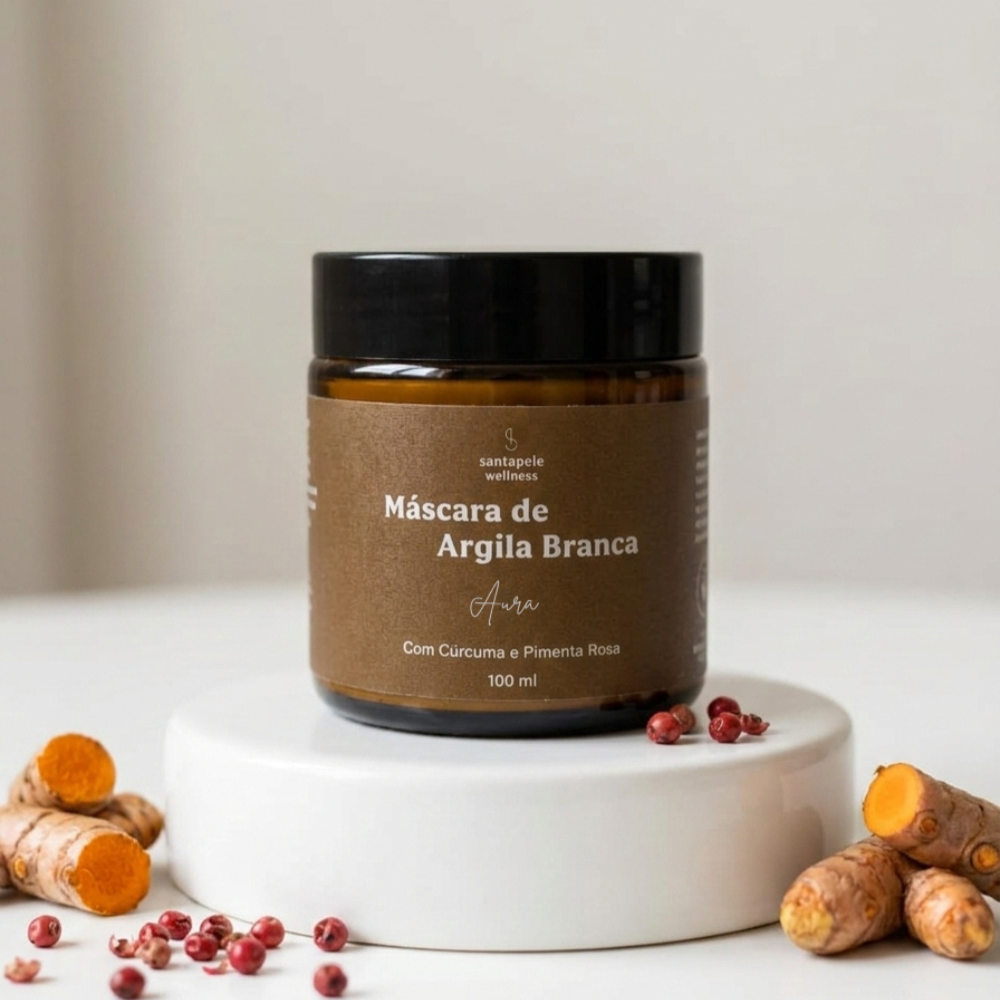 Máscara de Argila Branca Aura 100ml