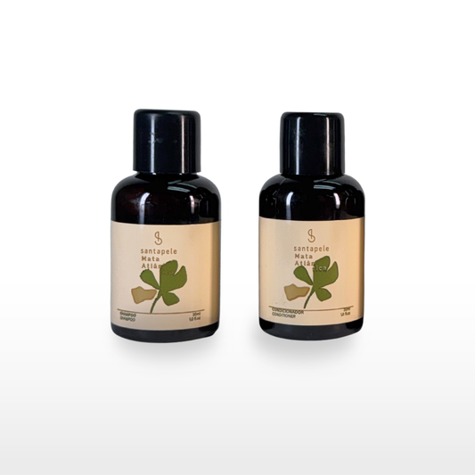 Mini Amenities Linha Mata Atlântica - Shampoo e Condicionador 30ml