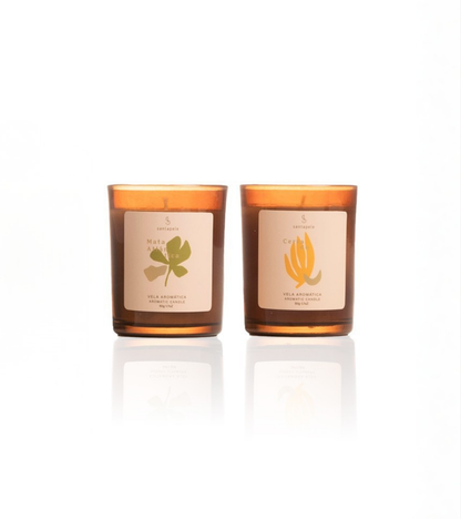 Kit Mini Vela - Verde e Amarelo 50g