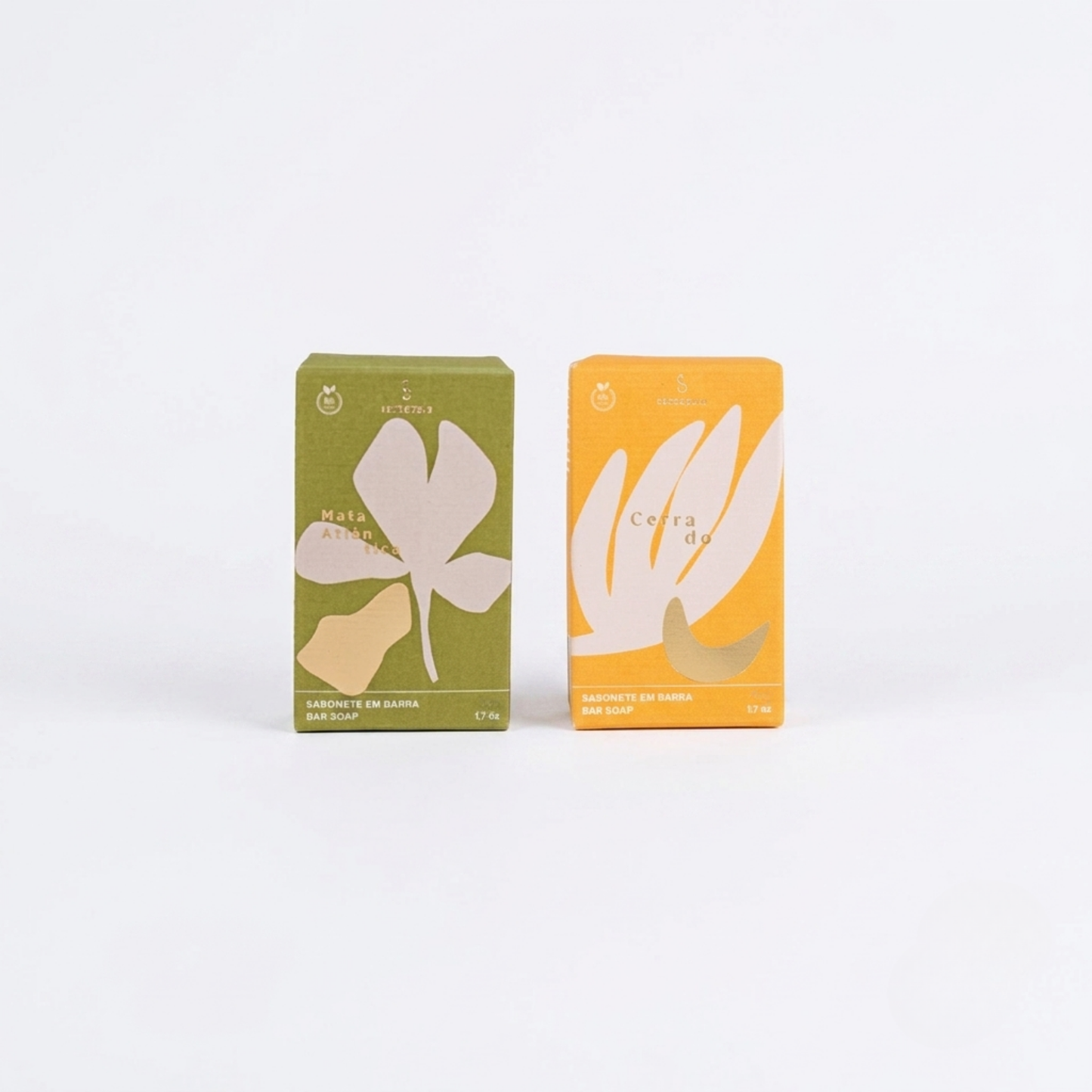Sabonete em barra 50g - Verde e Amarelo