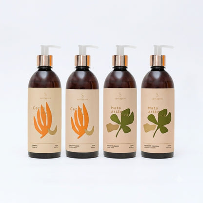 Kit Amenities - Amarelo e Verde 500ml