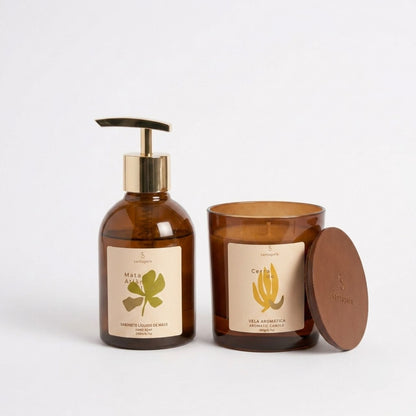 Kit Lavabo - Verde e Amarelo