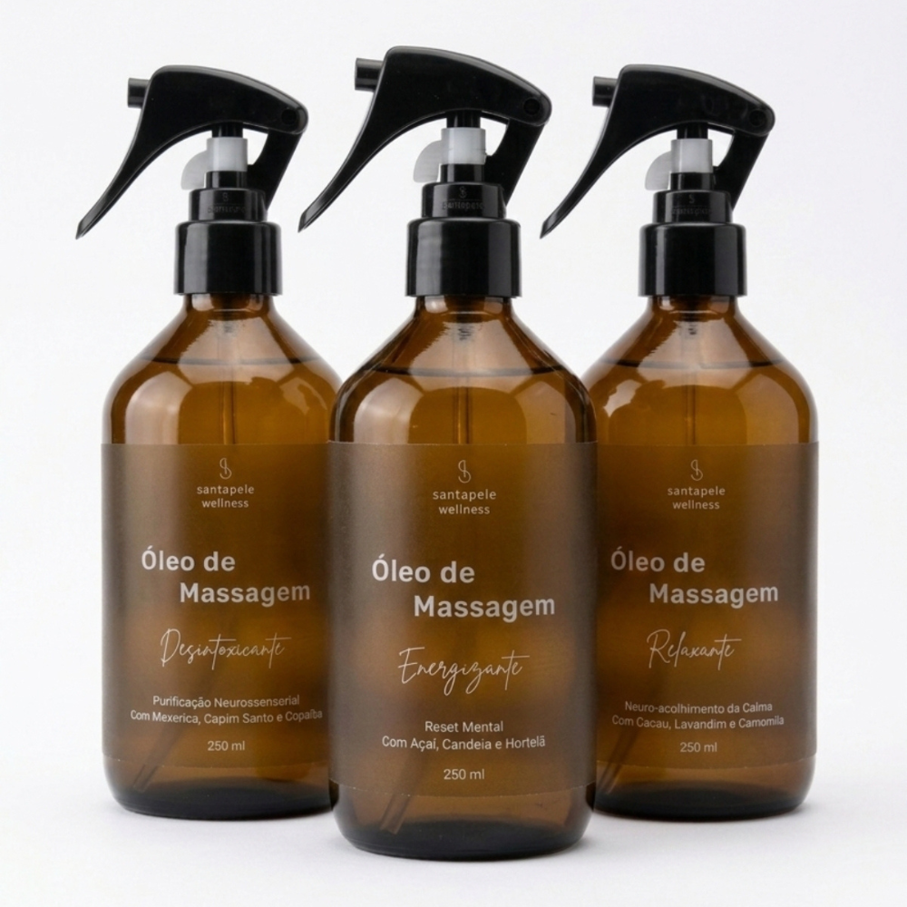 Kit Trio Óleos de Massagem 250ml