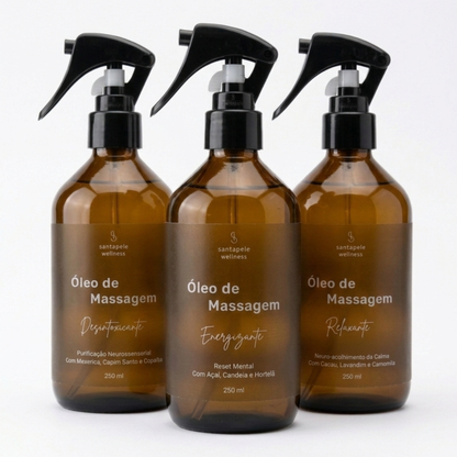 Kit Trio Óleos de Massagem 250ml