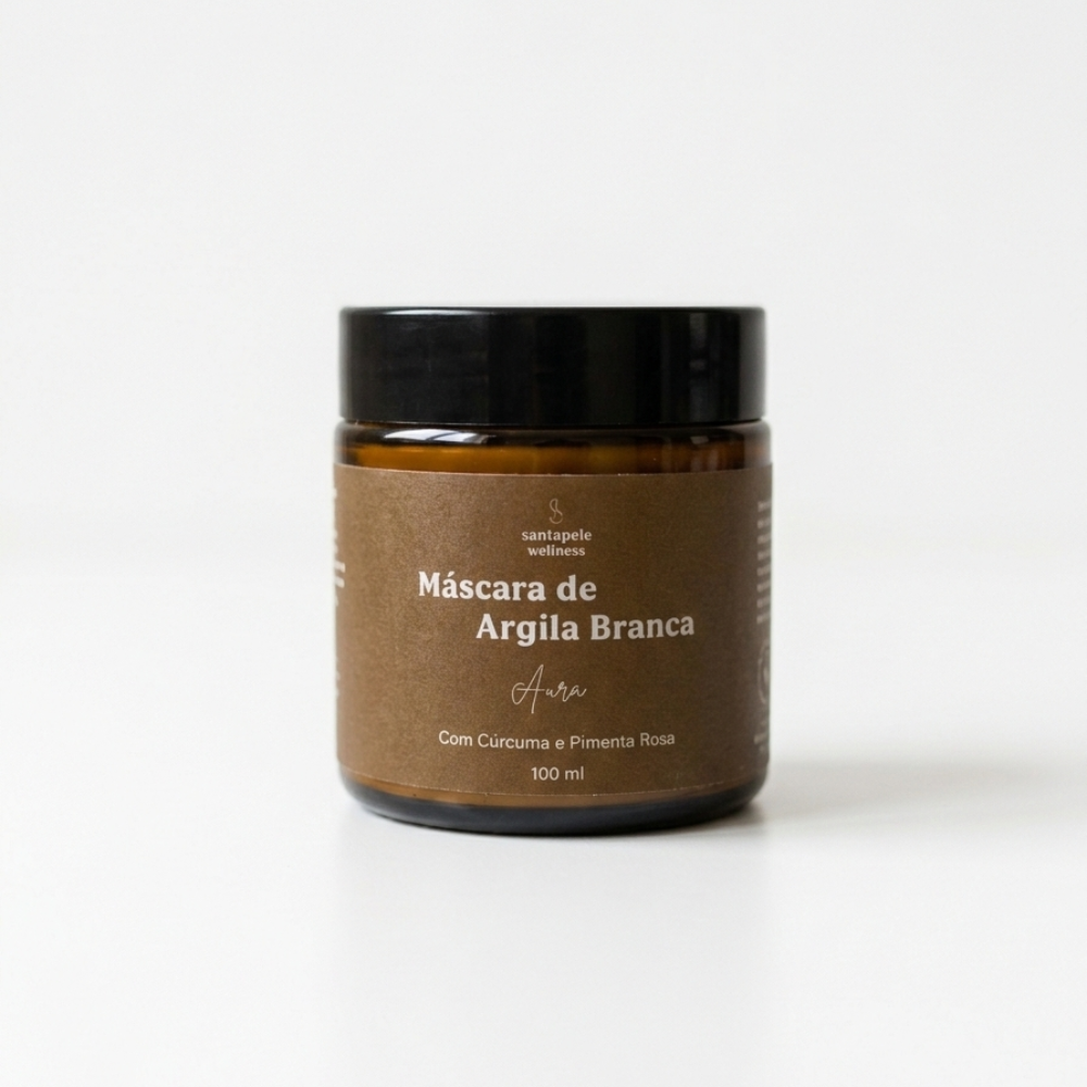Máscara de Argila Branca Aura 100ml