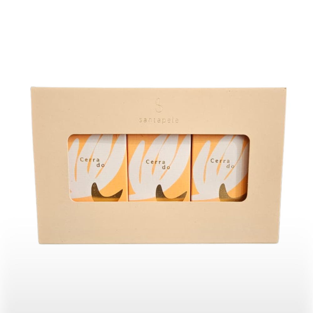 Kit Sabonetes em Barra Cerrado 50gr + Caixa Presenteável