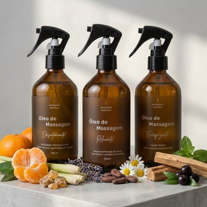 Kit Trio Óleos de Massagem 250ml