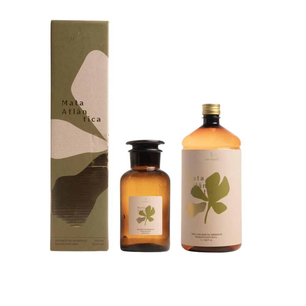 Kit Difusor Mata Atlântica 500ml + Refil 1L
