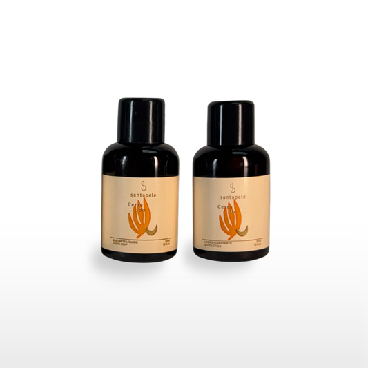 Mini Amenities Linha Cerrado - Sabonete Liquido e Hidratante 30ml